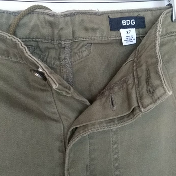 UO high waist olive green military pants 27 BDG - Picture 2 of 4